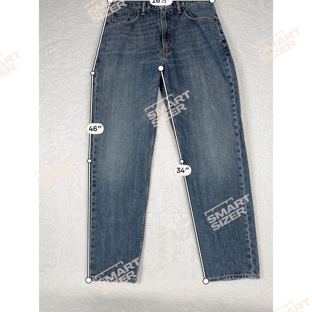 Levi's 550 Relaxed Fit Jeans Men 33x34 Blue Denim Tapered Leg Medium Wash - Picture 10 of 12